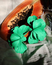 Load image into Gallery viewer, PREORDER: MICAÉLA STATEMENT STUDS (Dasheen Green)