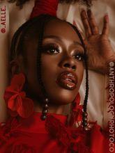 Load image into Gallery viewer, PREORDER: MICAÉLA STATEMENT STUDS (Chaconia)