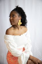 Load image into Gallery viewer, SCARLET IBIS STATEMENT EARRINGS