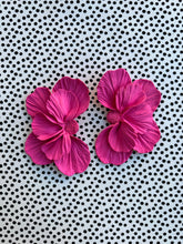 Load image into Gallery viewer, PREORDER: MICAÉLA STATEMENT STUDS (Hibiscus)
