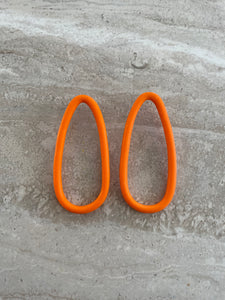 CARICA STATEMENT EARRINGS  (Papaya)